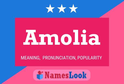 Amolia Name Poster