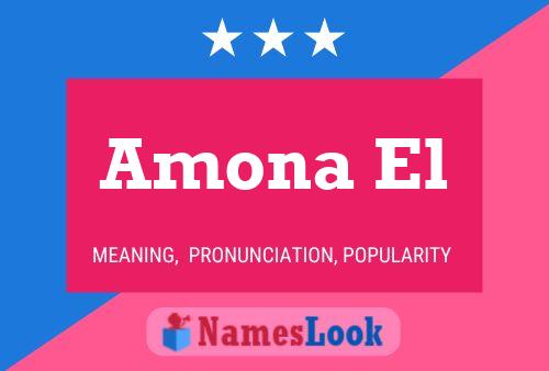 Amona El Name Poster