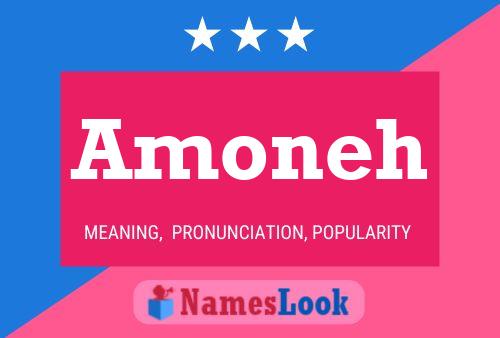 Amoneh Name Poster