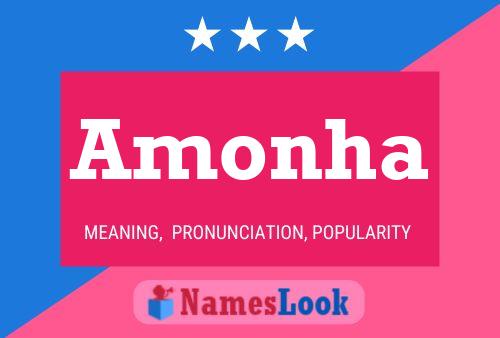 Amonha Name Poster