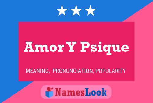 Amor Y Psique Name Poster