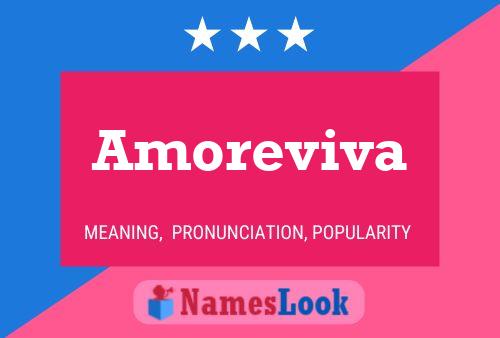 Amoreviva Name Poster