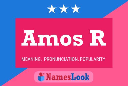 Amos R Name Poster