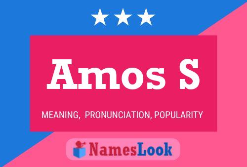 Amos S Name Poster