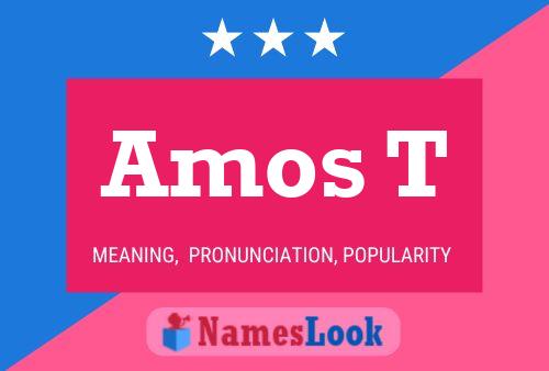 Amos T Name Poster