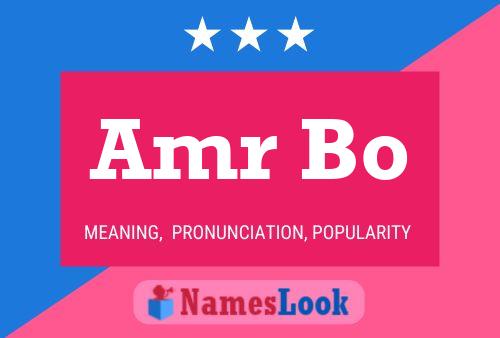 Amr Bo Name Poster