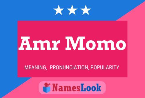 Amr Momo Name Poster