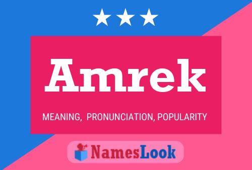 Amrek Name Poster