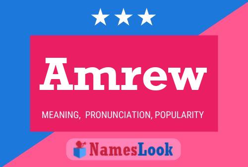 Amrew Name Poster