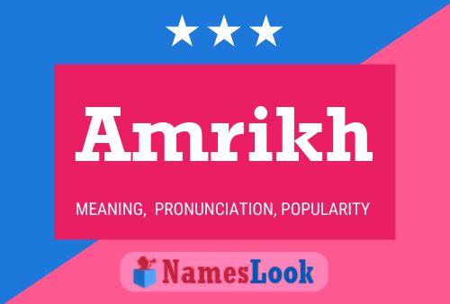 Amrikh Name Poster