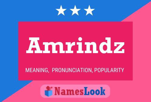 Amrindz Name Poster