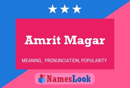 Amrit Magar Name Poster