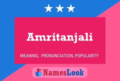 Amritanjali Name Poster