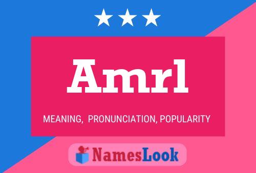 Amrl Name Poster