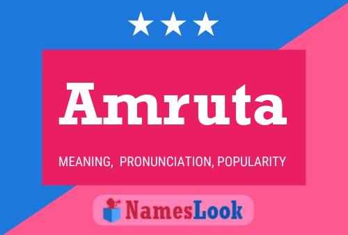 Amruta Name Poster