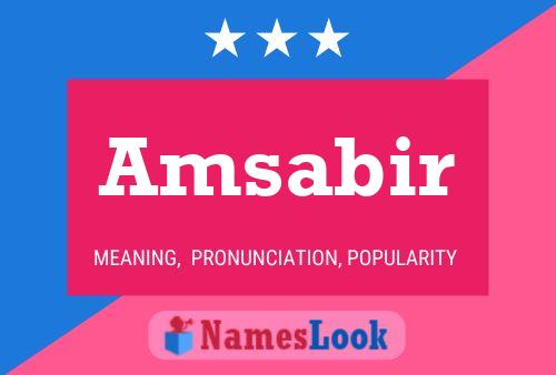 Amsabir Name Poster