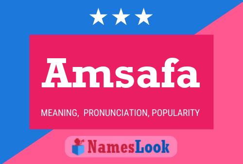 Amsafa Name Poster