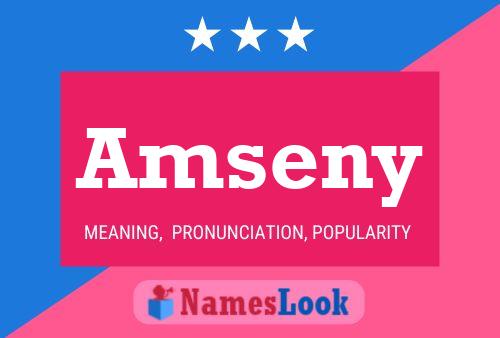 Amseny Name Poster