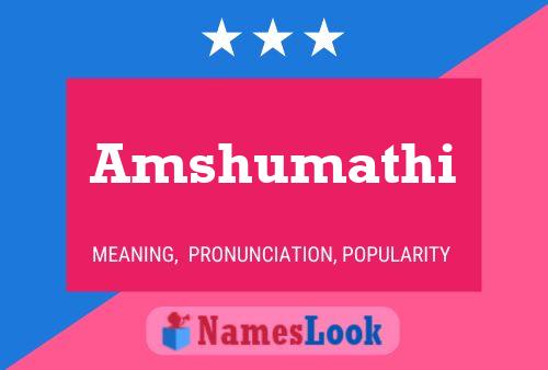 Amshumathi Name Poster