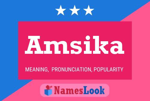 Amsika Name Poster