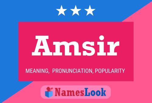 Amsir Name Poster