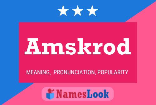 Amskrod Name Poster