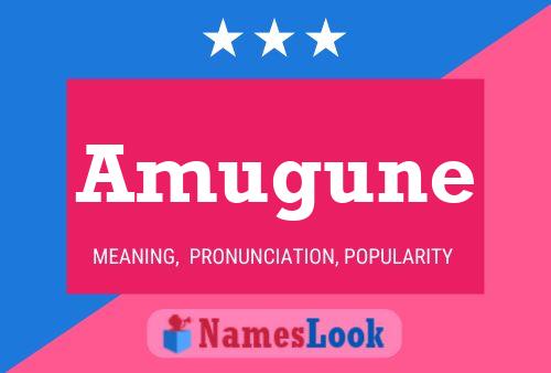 Amugune Name Poster