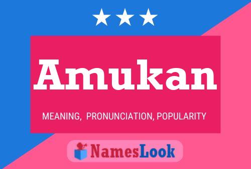 Amukan Name Poster