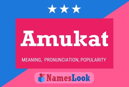 Amukat Name Poster