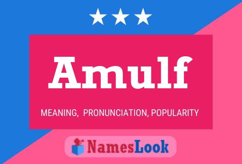 Amulf Name Poster