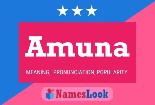 Amuna Name Poster