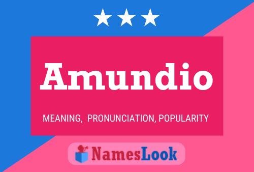 Amundio Name Poster