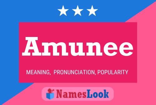 Amunee Name Poster