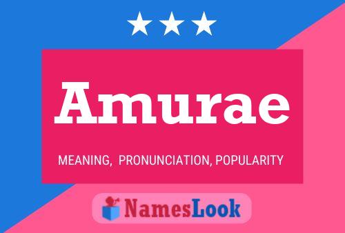 Amurae Name Poster