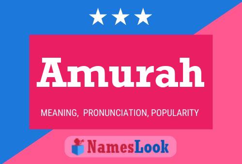 Amurah Name Poster