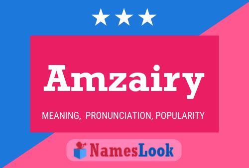 Amzairy Name Poster