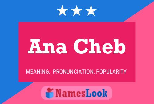 Ana Cheb Name Poster