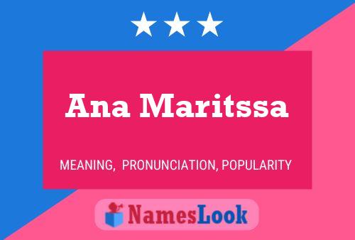 Ana Maritssa Name Poster