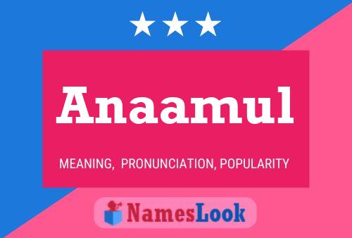 Anaamul Name Poster