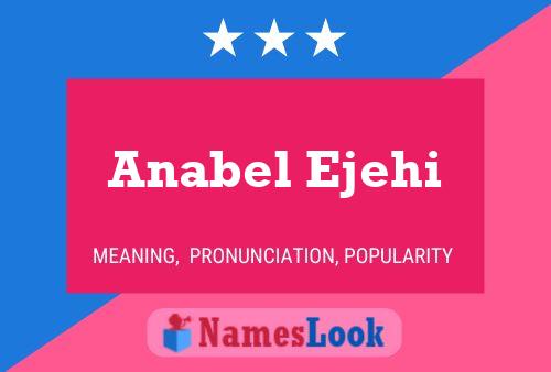 Anabel Ejehi Name Poster