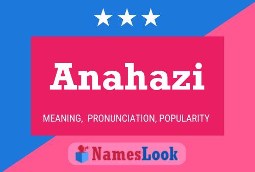 Anahazi Name Poster