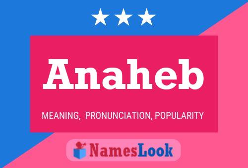 Anaheb Name Poster