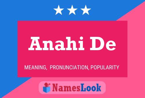 Anahi De Name Poster