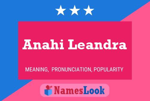 Anahi Leandra Name Poster