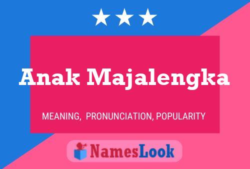 Anak Majalengka Name Poster