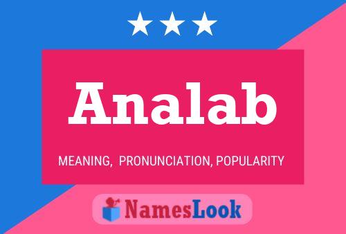 Analab Name Poster