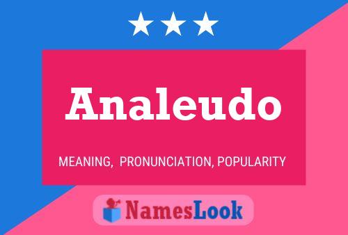 Analeudo Name Poster