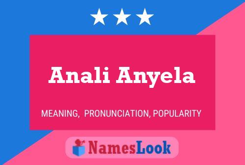 Anali Anyela Name Poster