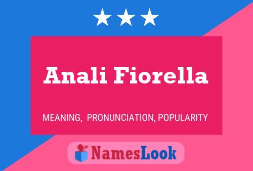 Anali Fiorella Name Poster