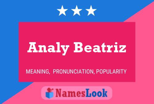 Analy Beatriz Name Poster